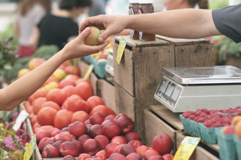 Fresh fruit and vegetables